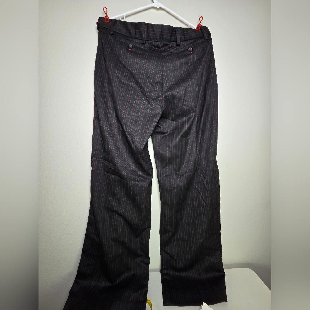 Nwt Peachy Den Lennox Trousers Pinstripe Led Medium - Picture 7 of 11